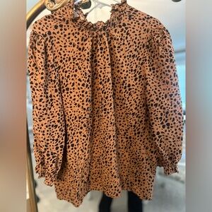Leopard Print Women's Top